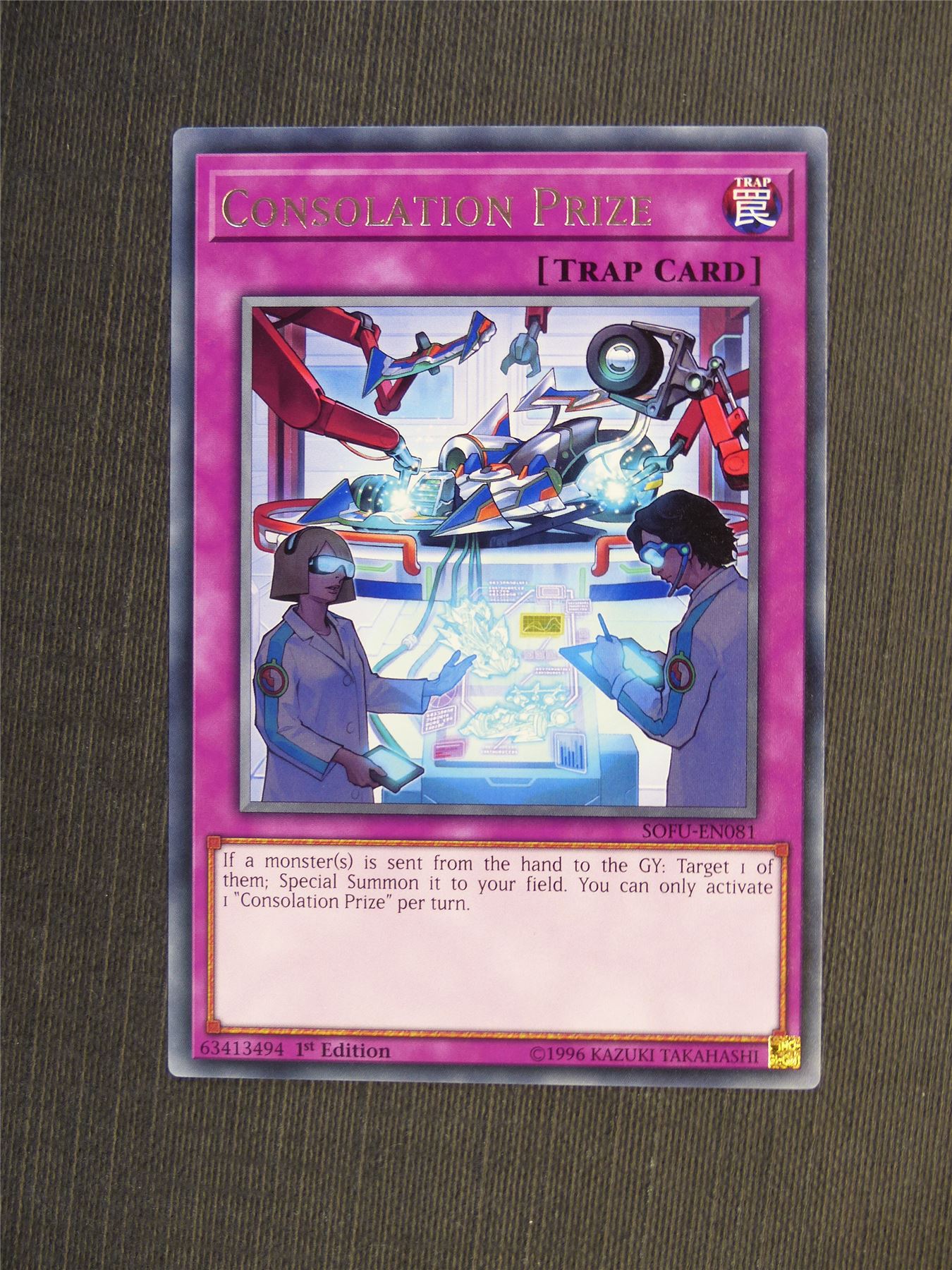 Consolation Prize SOFU Rare - 1st ed - Yugioh Cards #5JU