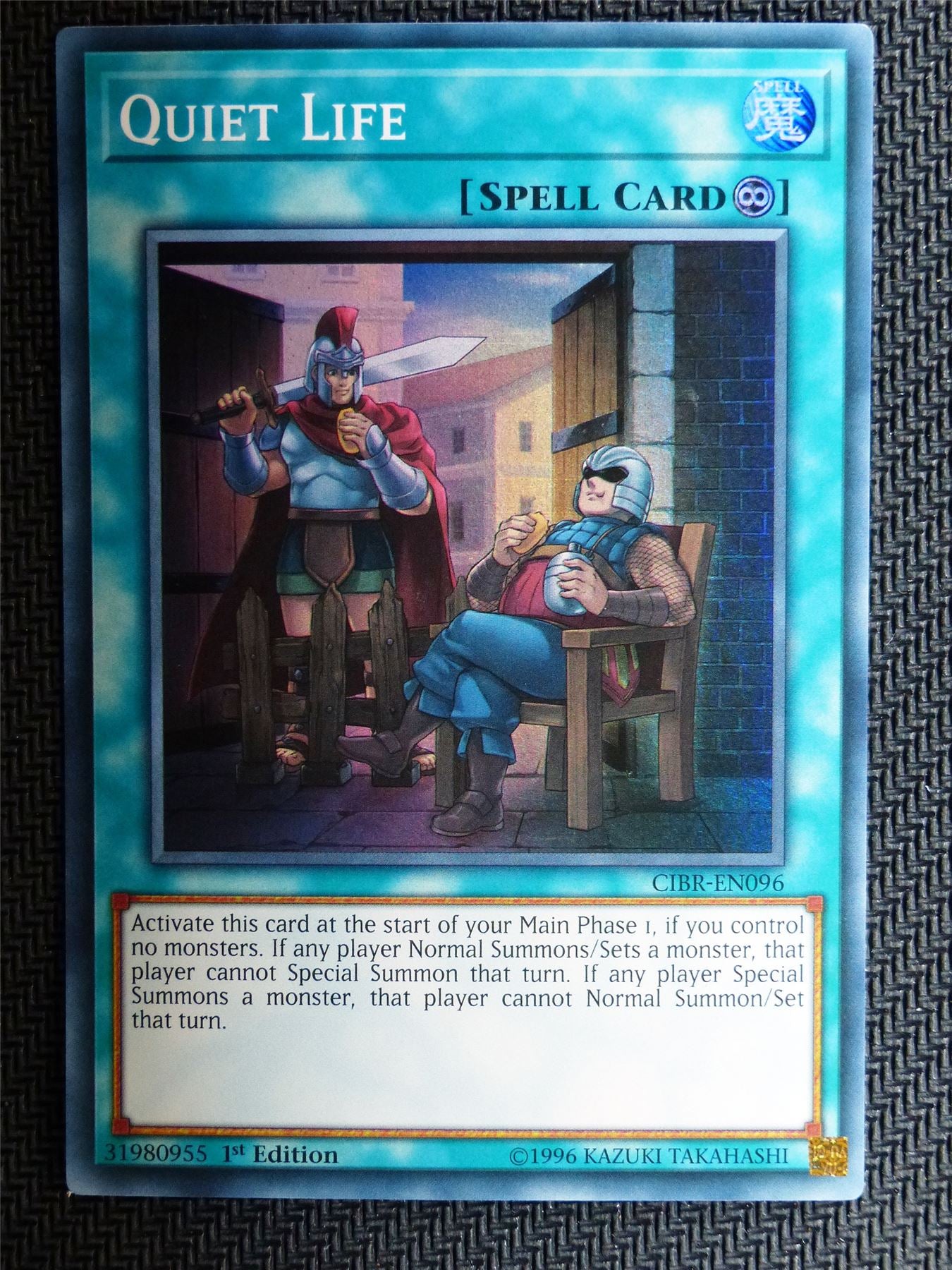 Quiet Life - CIBR - Super Rare - Yugioh Card # 1I72