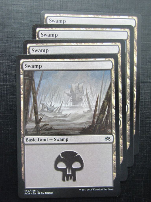 MTG Magic Cards: SWAMP 146/156 x4 # 25J31