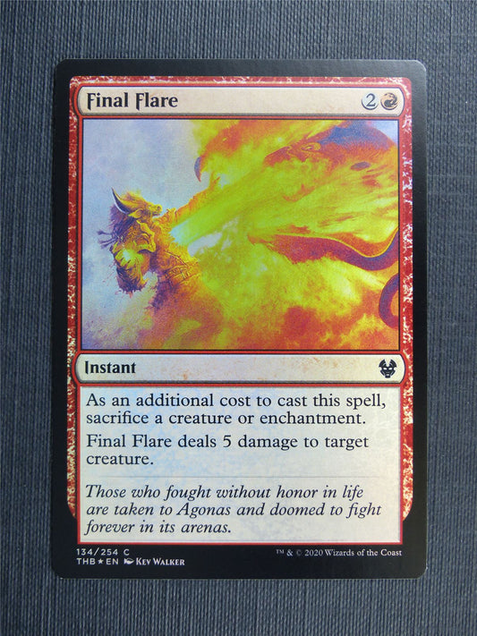 Final Flare Foil - Theros Collector Ed - Mtg Magic Cards #3MY