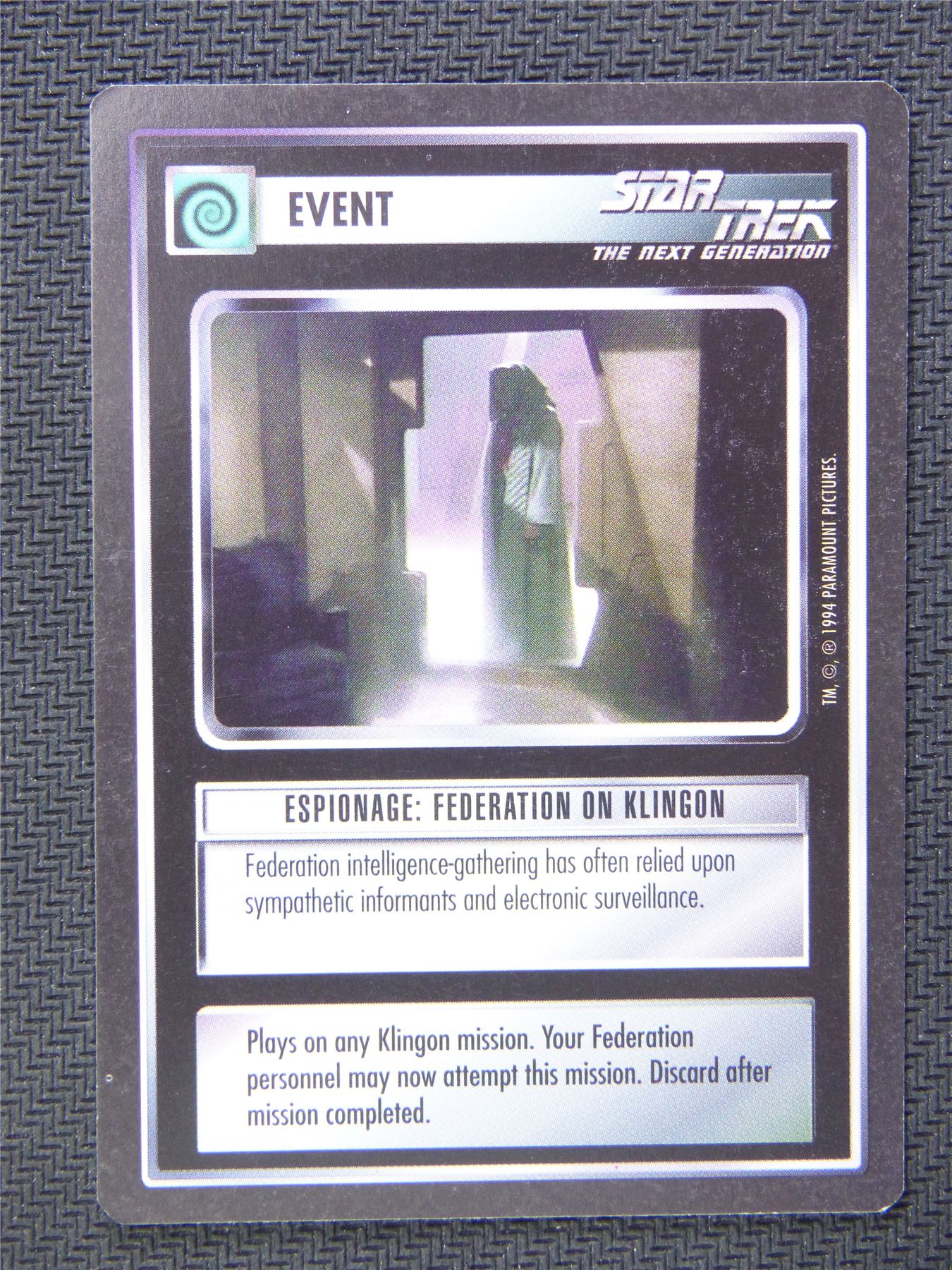 Event Espionage Federation and Klingon - Star Trek CCG Next Gen #56P