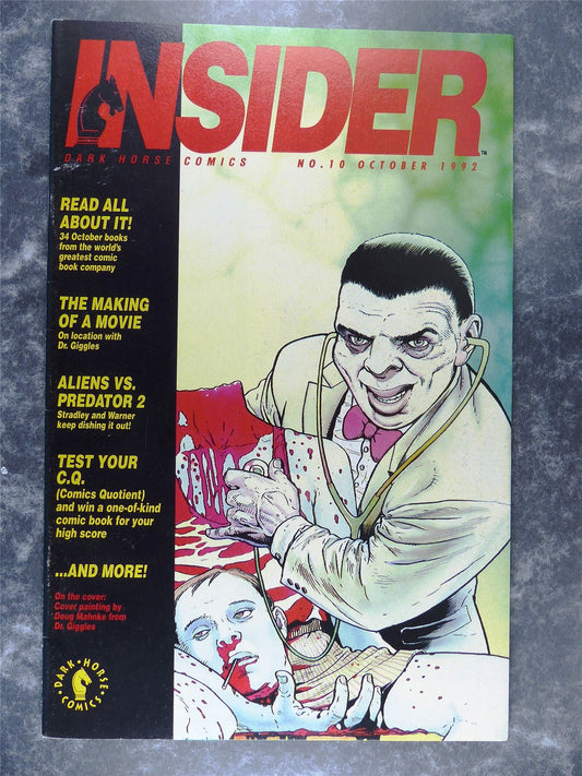 INSIDER #10 Dark Horse - Comic #HR