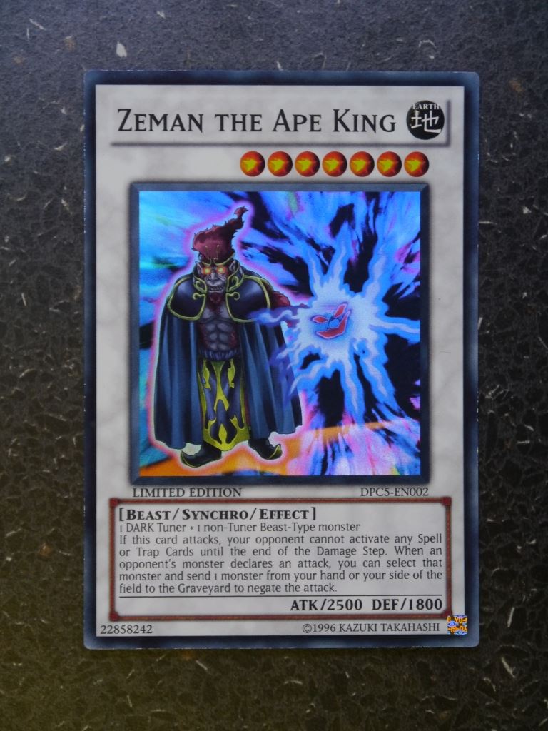 Yugioh Cards:ZEMN THE APE KING DPC5 SUPER RARE # I67