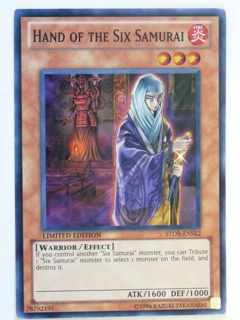 YUGIOH yu-gi-oh CCG - HAND OF THE SAMURAI STOR