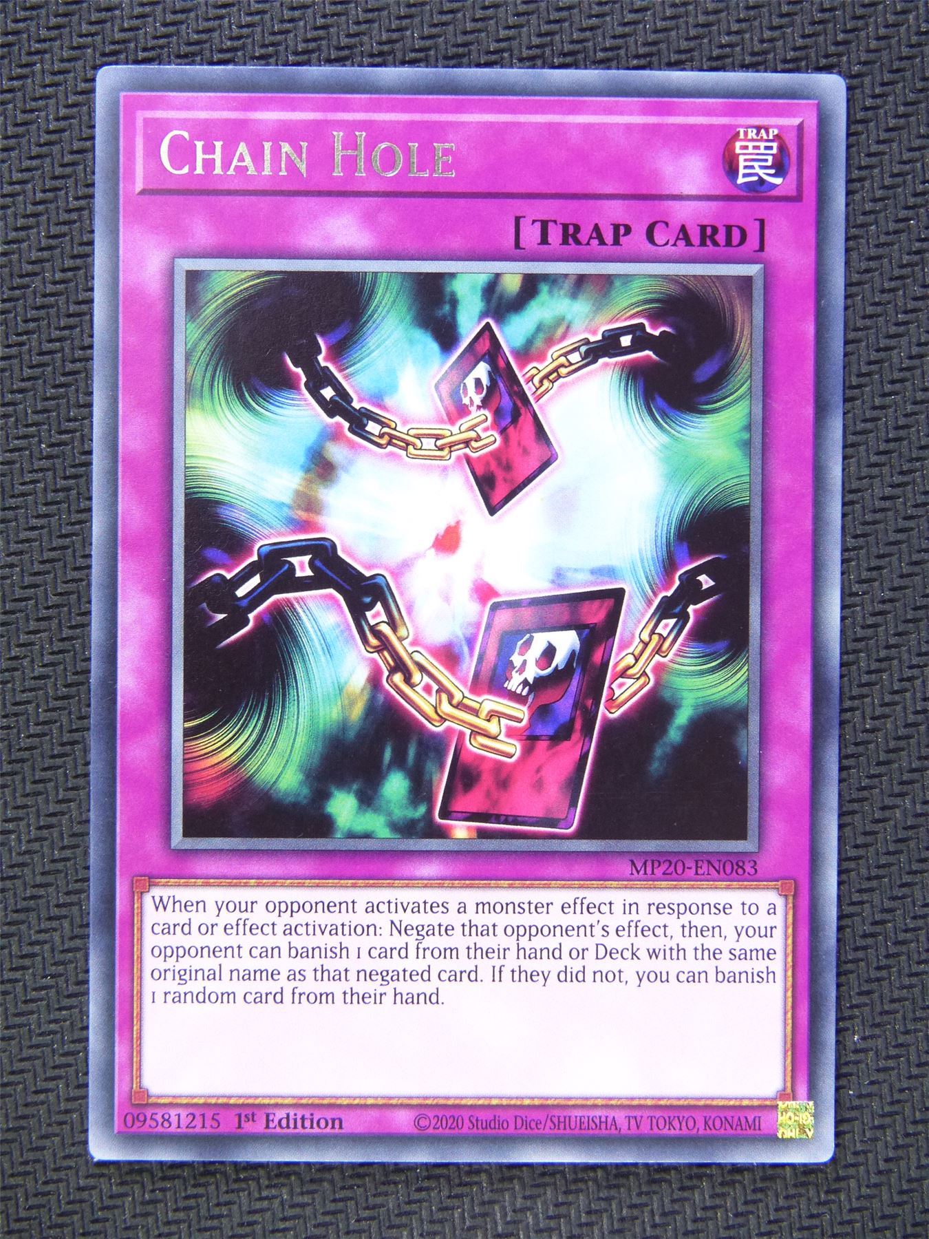 Chain Hole MP20 Rare - Yugioh Cards #5DF