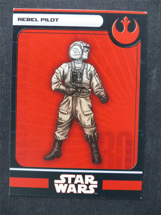 Rebel Pilot 20/60 - Star Wars Miniatures Spare Cards #AZ