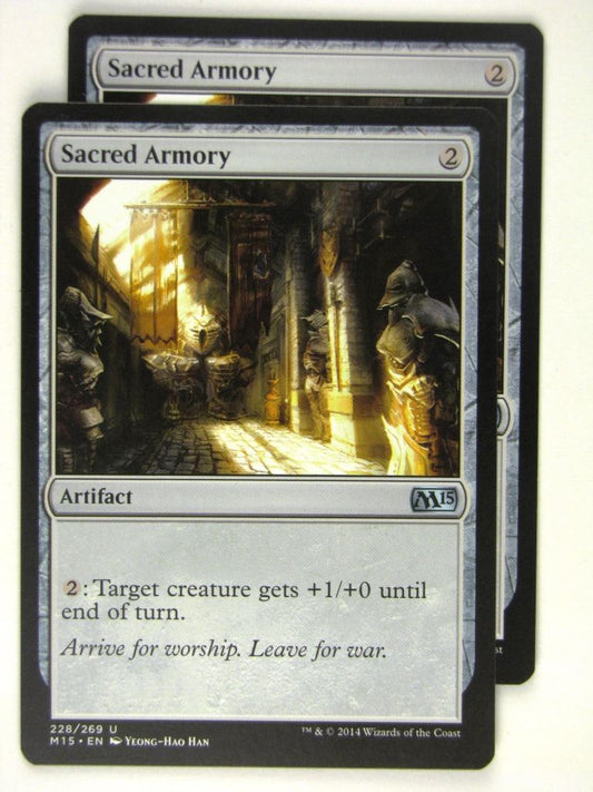 MTG Magic Cards: SACRED ARMORY x2 # 19B42