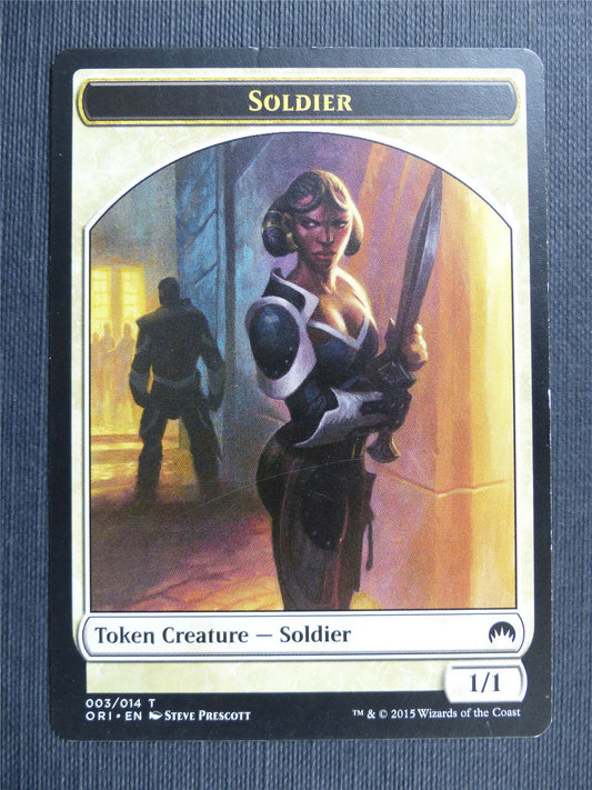 Soldier Token - Mtg Magic Cards #44Z