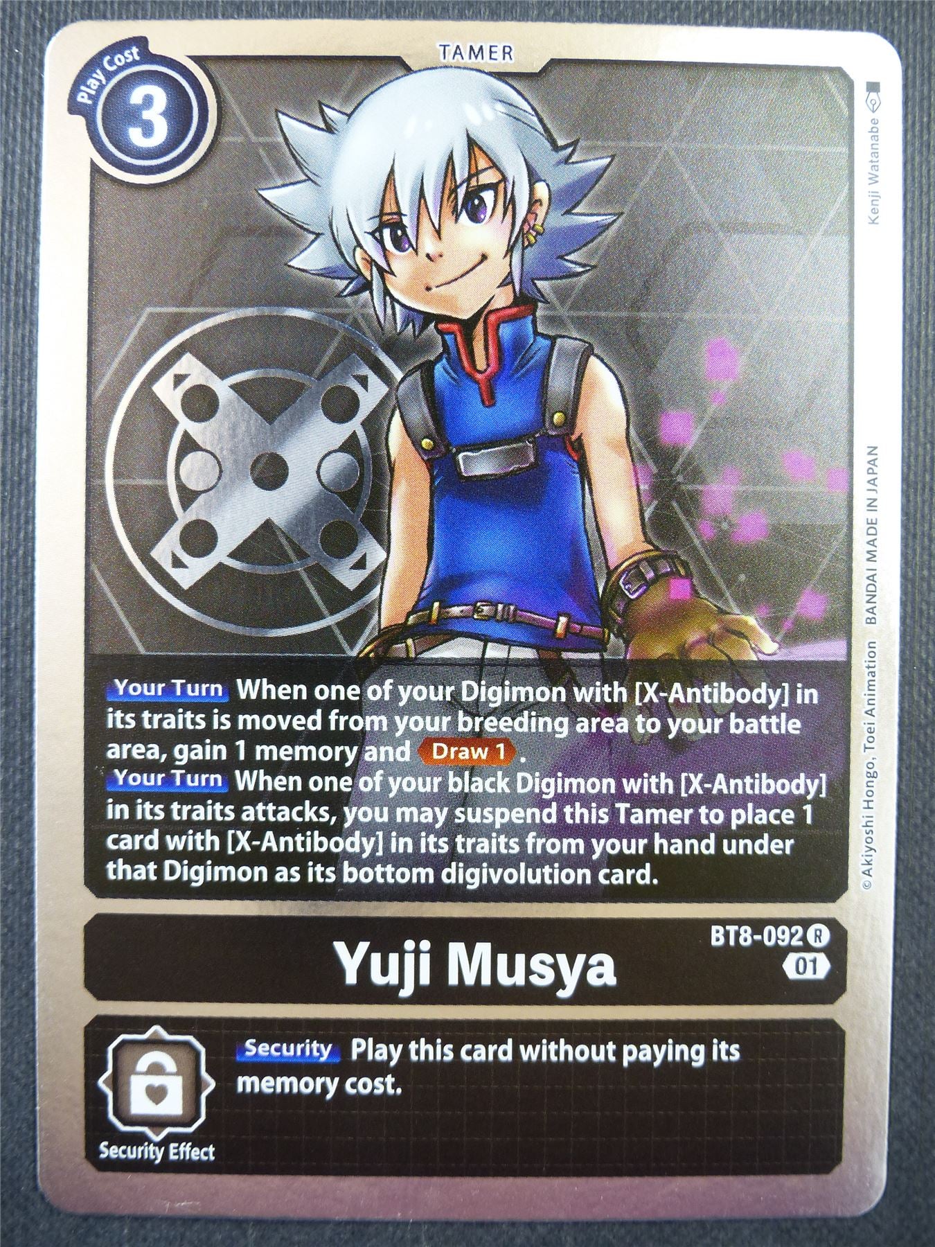 Yuji Musya BT8-092 R - Digimon Card #67H