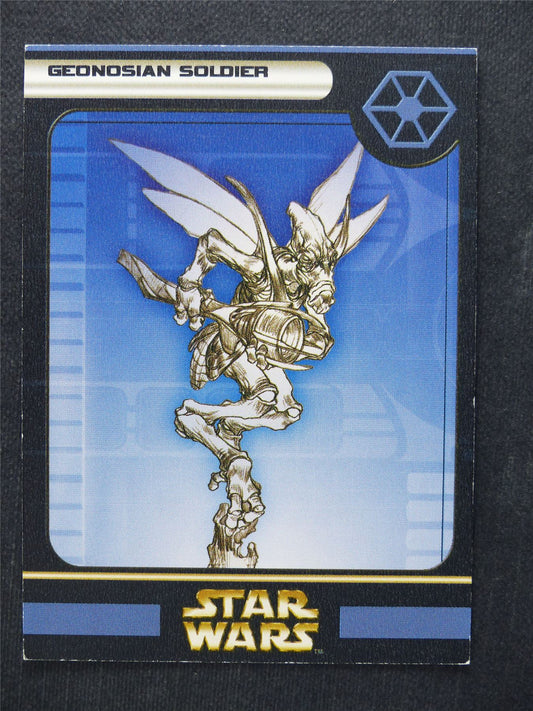Geonosian Soldier 44/60 - Star Wars Miniatures Spare Cards #87