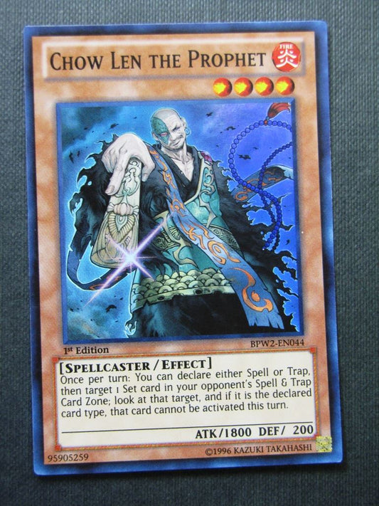 Chow Len the Prophet BPW2 Super Rare - 1st ed - Yugioh Cards #10S