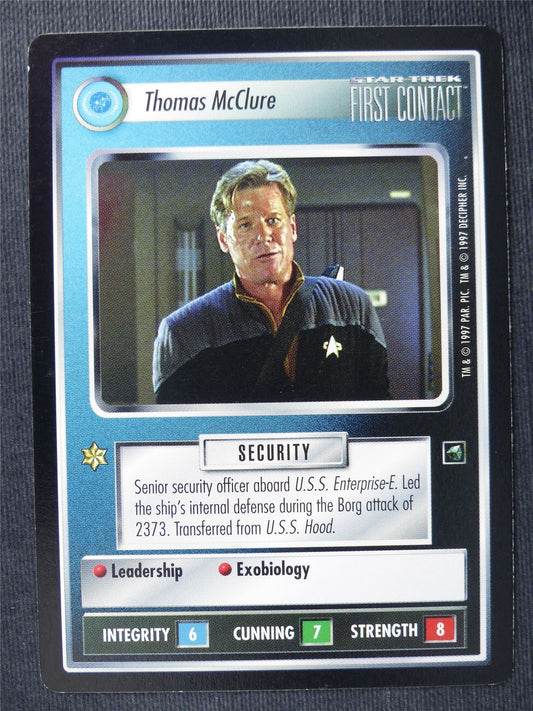 Thomas McClure - FC - Star Trek Cards #14J