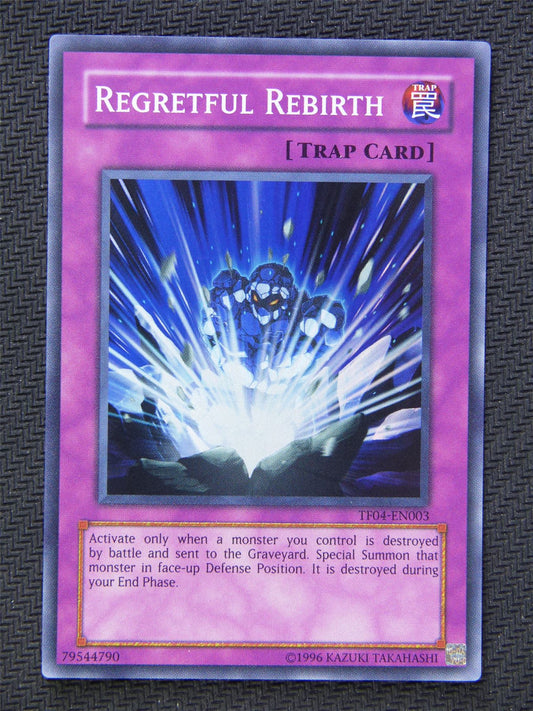 Regretful Rebirth TF04 - Super Rare - Yugioh Card #5TR