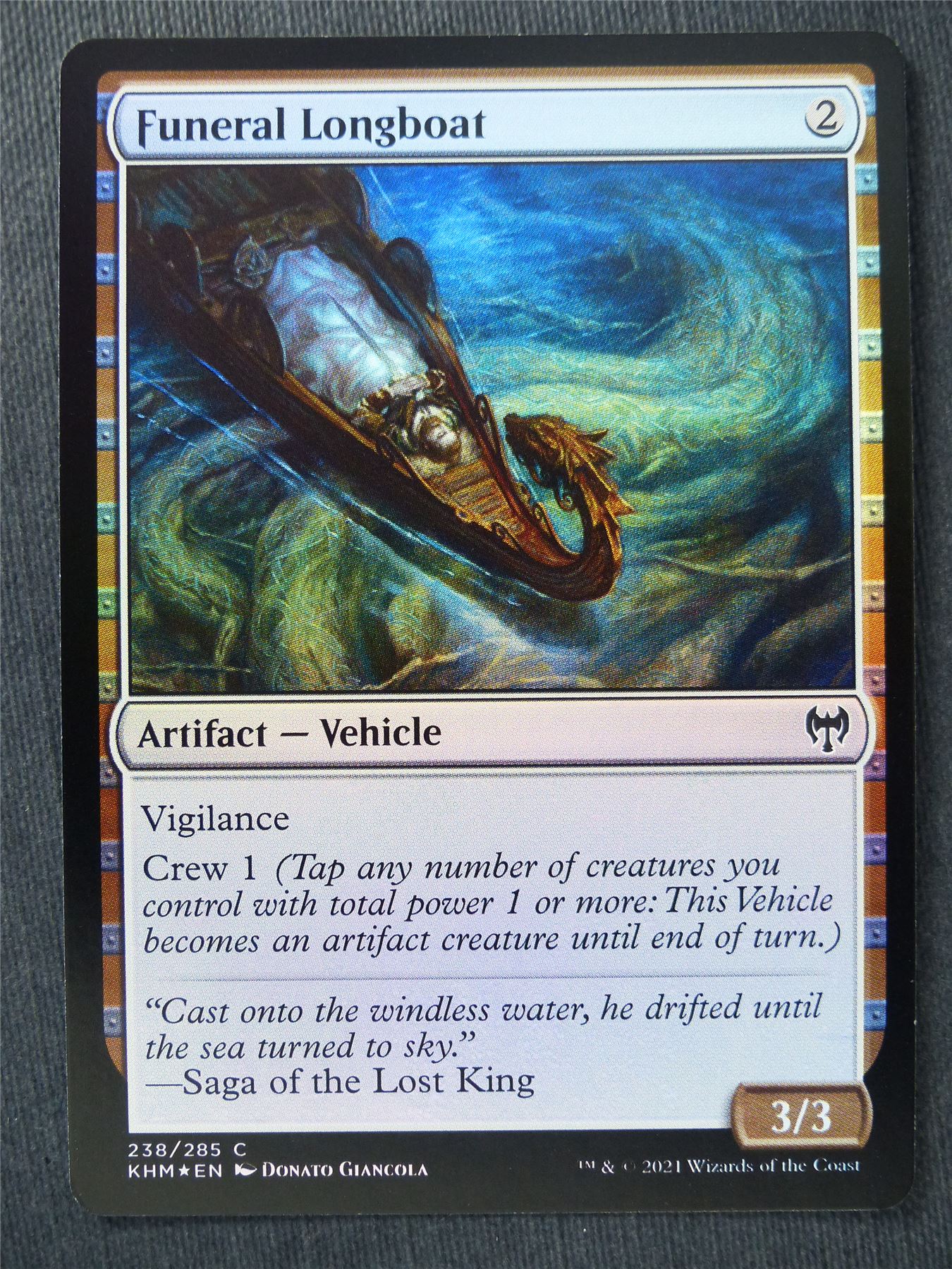 Funeral Longboat Foil - Mtg Magic Cards #YL