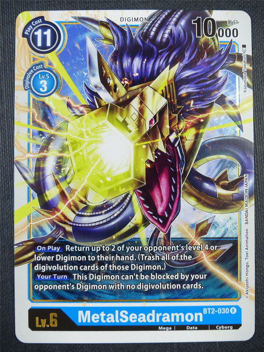 MetalSeadramon BT2-030 R - Digimon Card #9FR