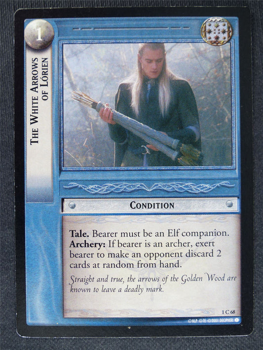 The White Arrows of Lorien 1 C 68 - played - LotR cards #BR