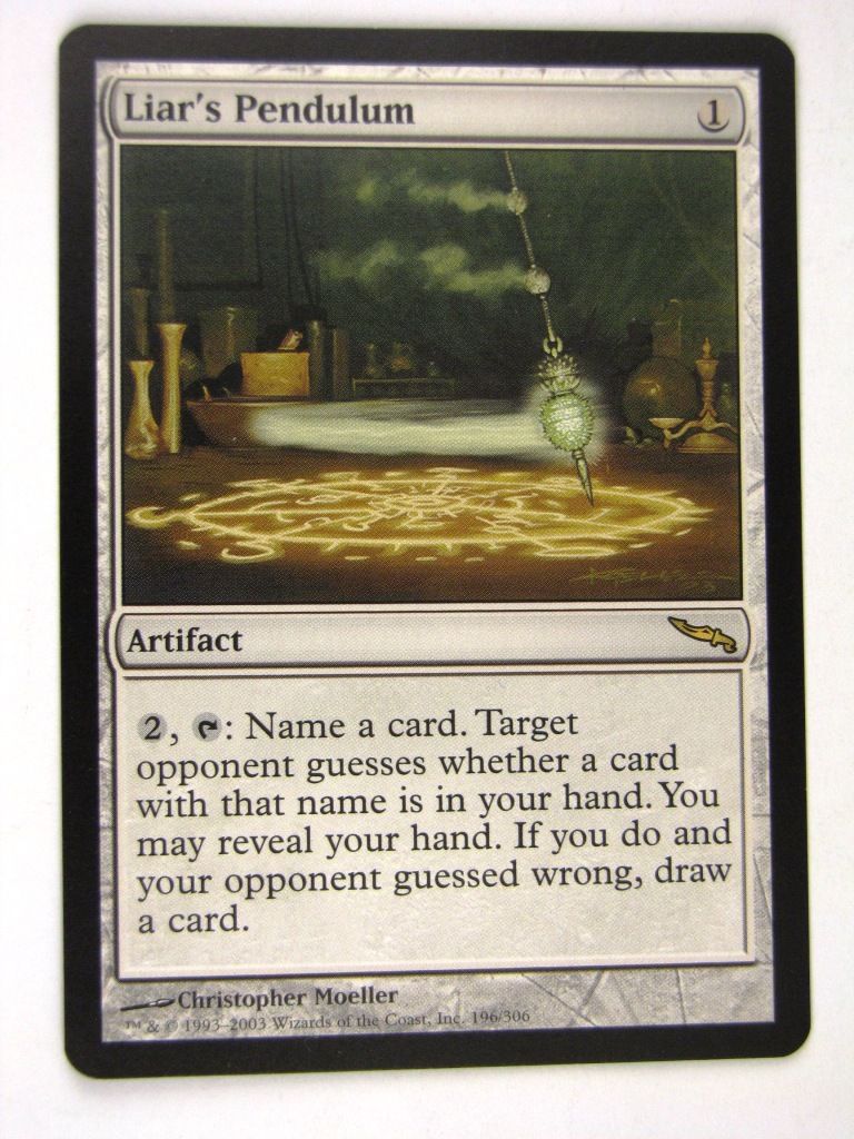 MTG Magic: the Gathering Cards: LIAR'S PENDULUM: MRD