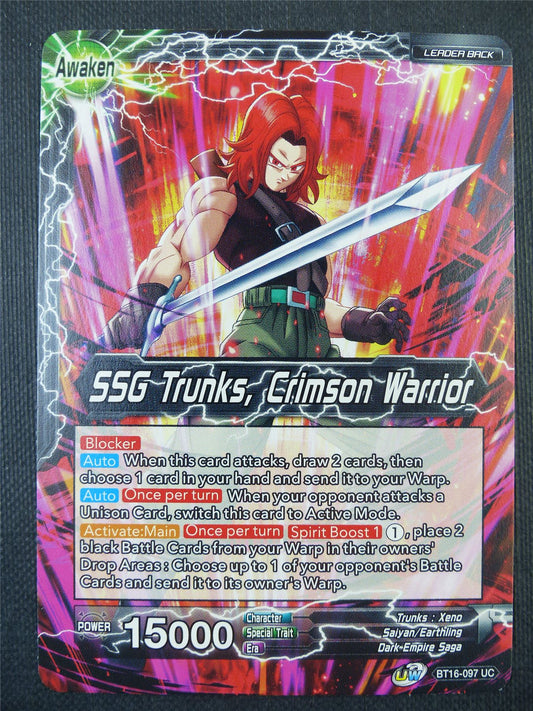 SSG Trunks Crimson Warrior - Dragon Ball Super Card #7Y8