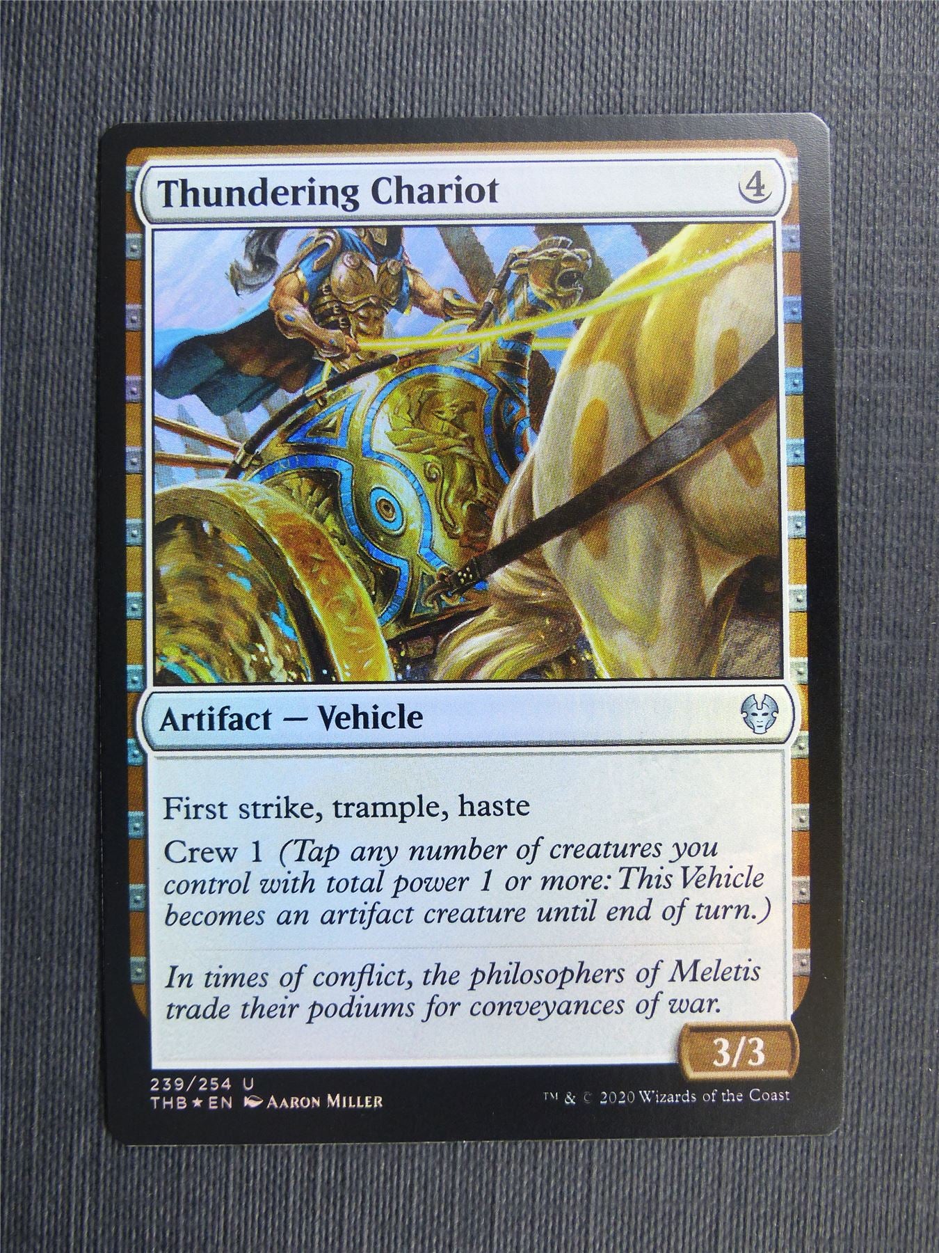 Thundering Chariot Foil - Theros Collector Ed - Mtg Magic Cards #3LA