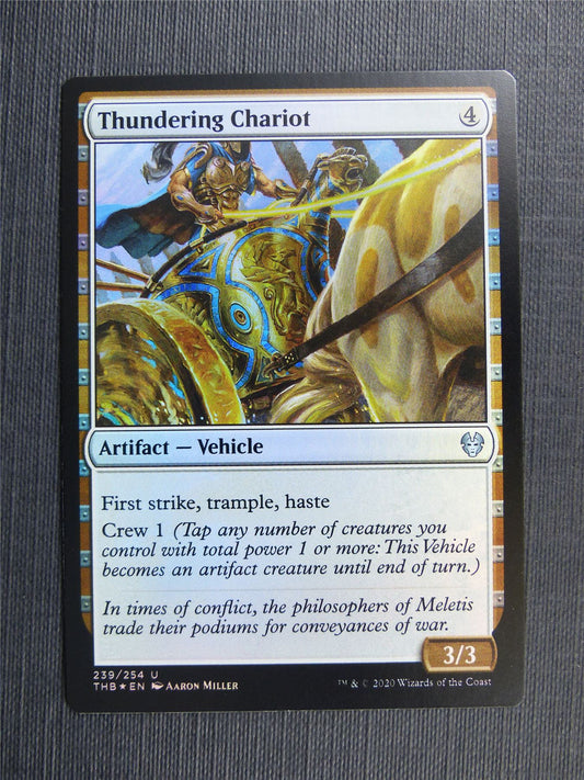 Thundering Chariot Foil - Theros Collector Ed - Mtg Magic Cards #3LA