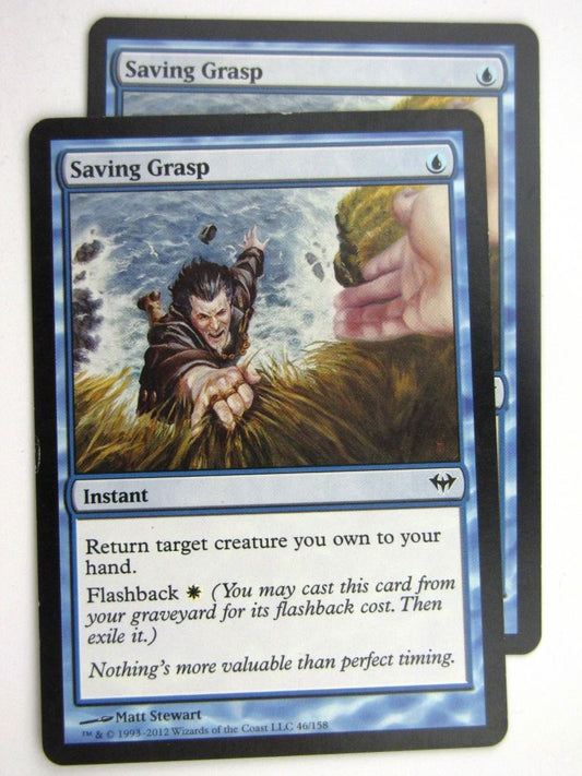 MTG Magic Cards: SAVING GRASP x2 #