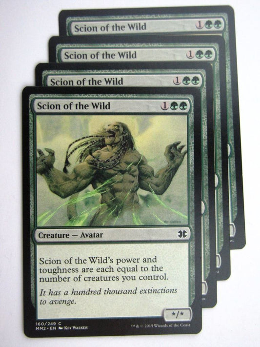 MTG MODERN MASTERS TWO: SCION OF THE WILDS x4 # 28B44