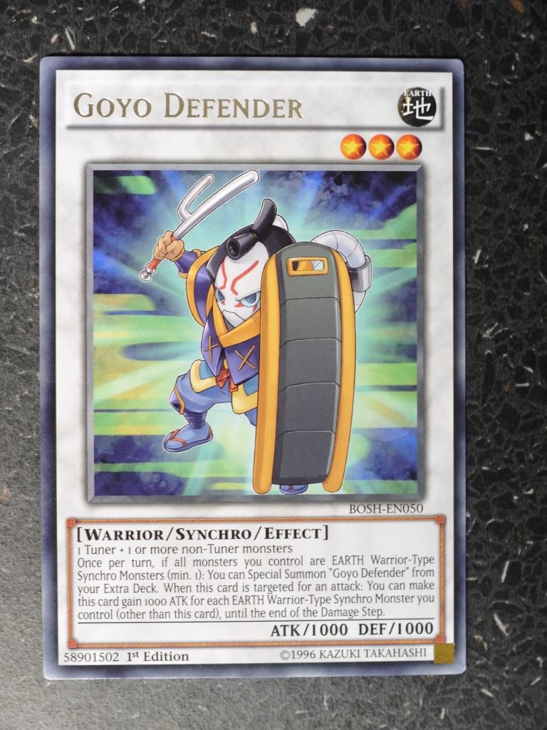 Yugioh Cards:GOYO DEFENDER BOSH RARE # 8H9