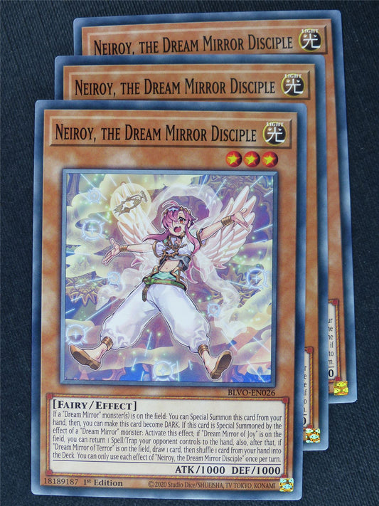 Neiroy the Dream Mirror Disciple x3 - Yugioh Cards #X6