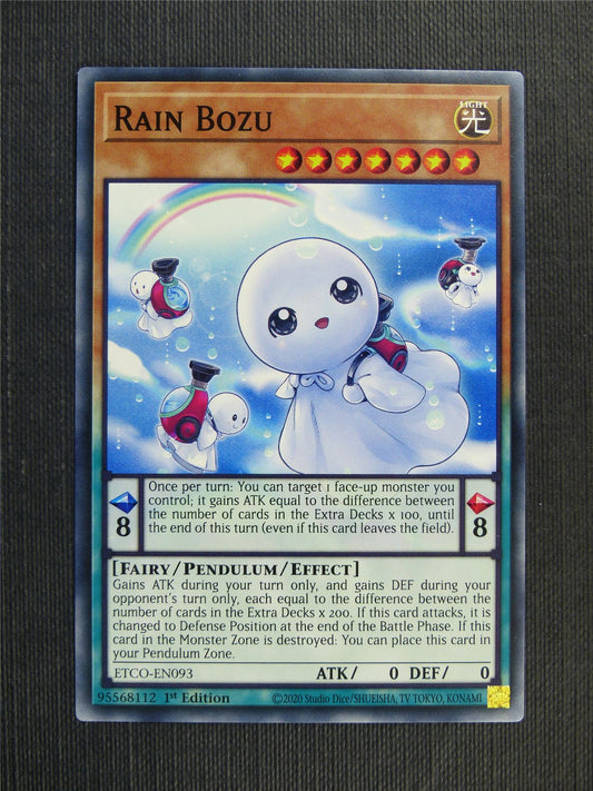 Rain Bozu - ETCO - 1st ed Yugioh Card