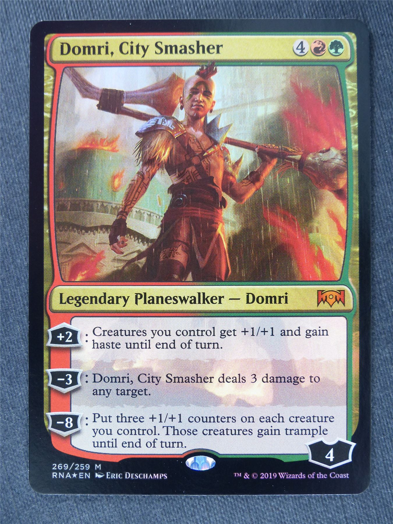 Domri City Smasher Foil - Mtg Magic Cards #ZH