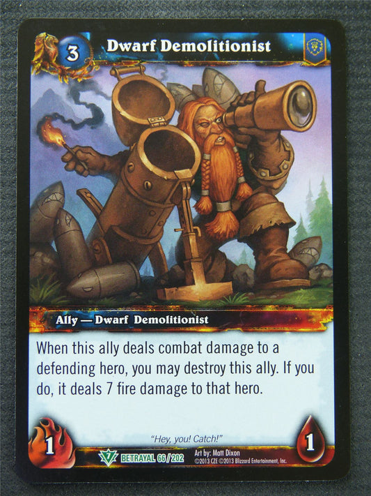 Dwarf Demolitionist - Uncommon - World Of Warcraft #1HM