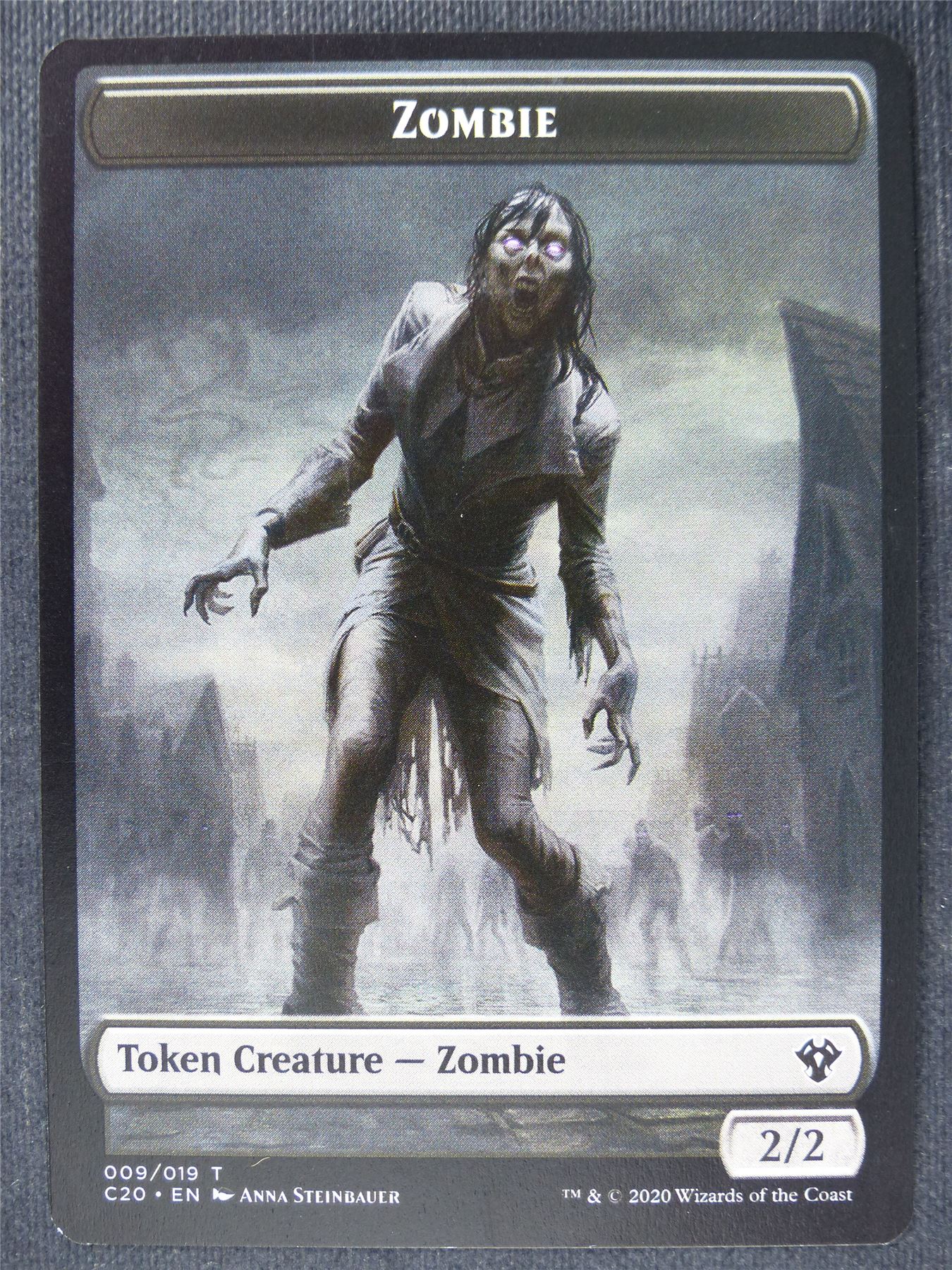Human Soldier/Zombie Token - Mtg Magic Cards #SU