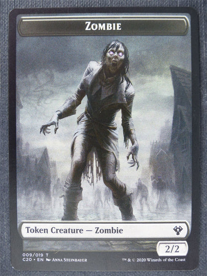 Human Soldier/Zombie Token - Mtg Magic Cards #SU