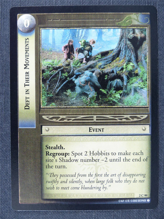 Deft in Their Movements 2 C 99 - LotrR Cards #3DX