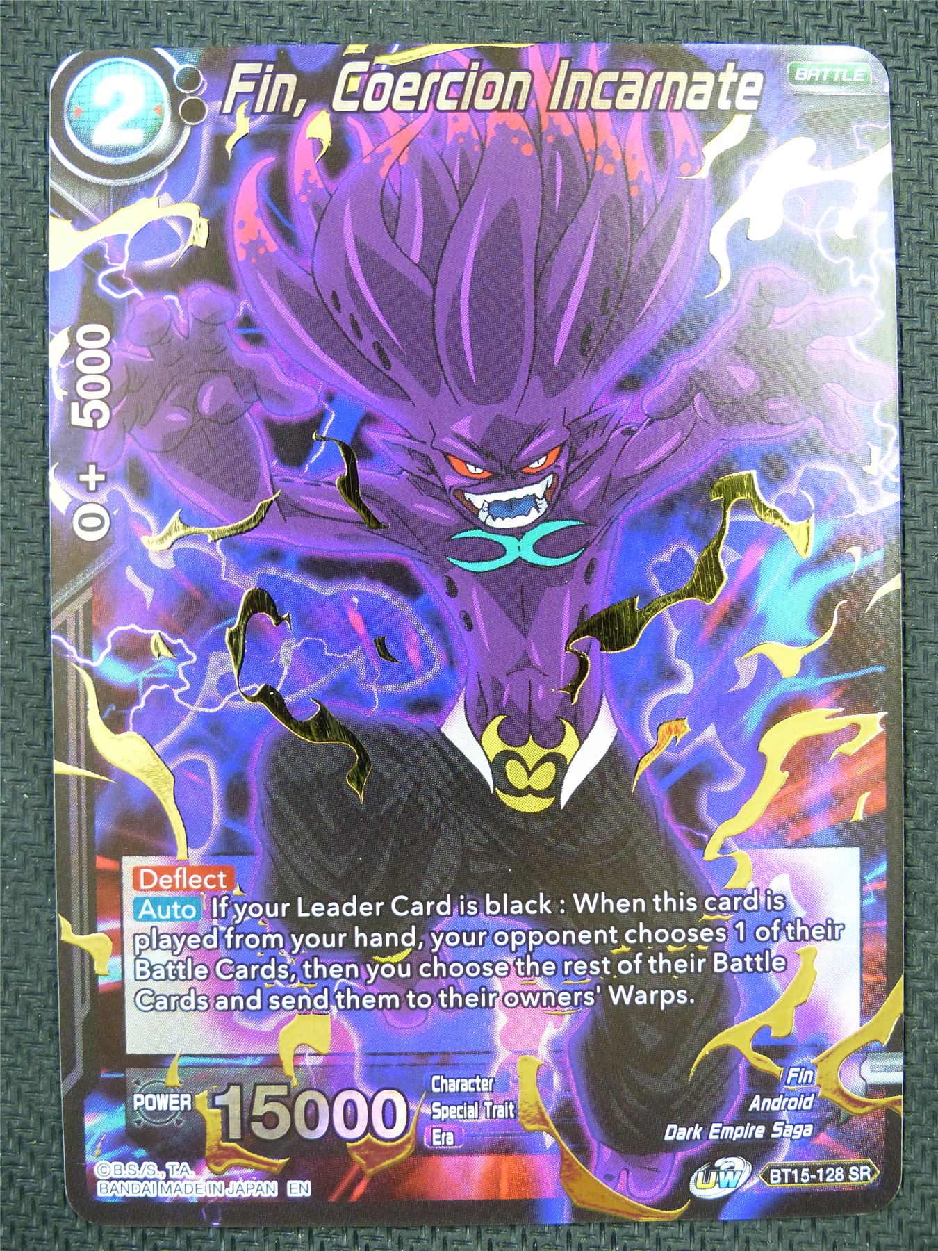 Fin Coercion Incarnate BT15 SR - Dragon Ball Super Card #5XZ
