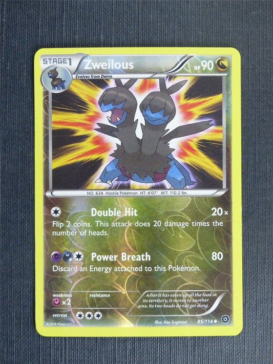 Zweilous 85/114 Reverse Holo - Pokemon Cards #1CB