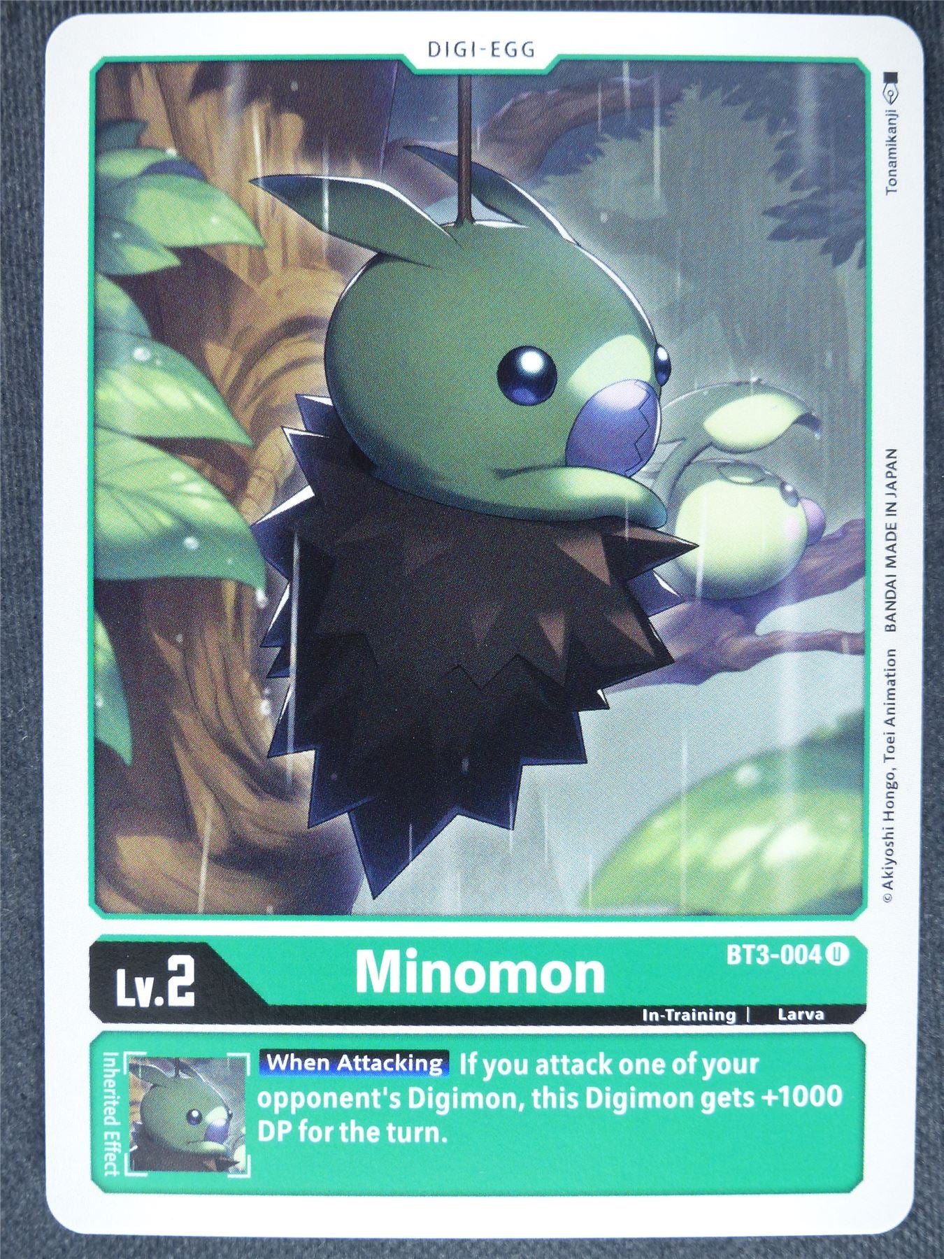 Minomon BT3-014 U - Digimon Cards #PV