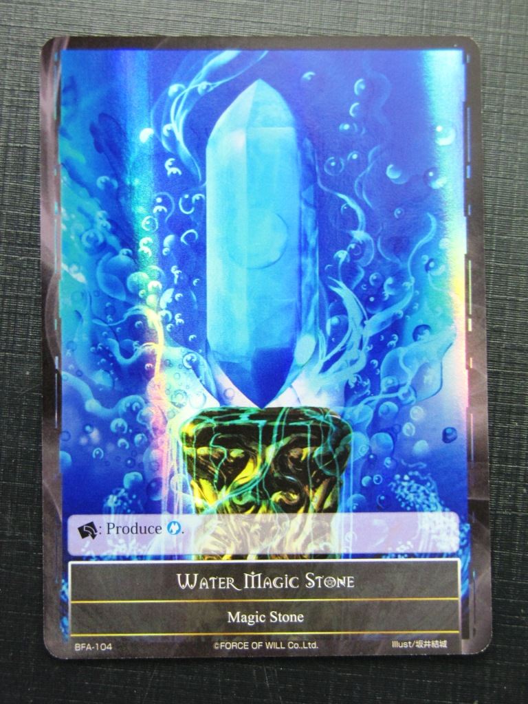 Force of Will Cards: WATER MAGIC STONE FOIL # 22I19