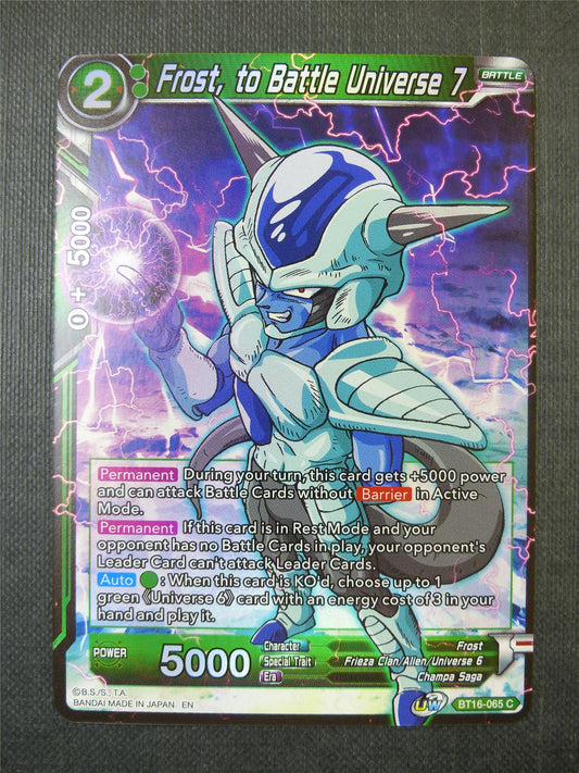 Frost to Battle Universe 7 Foil - Dragon Ball Super Card #44