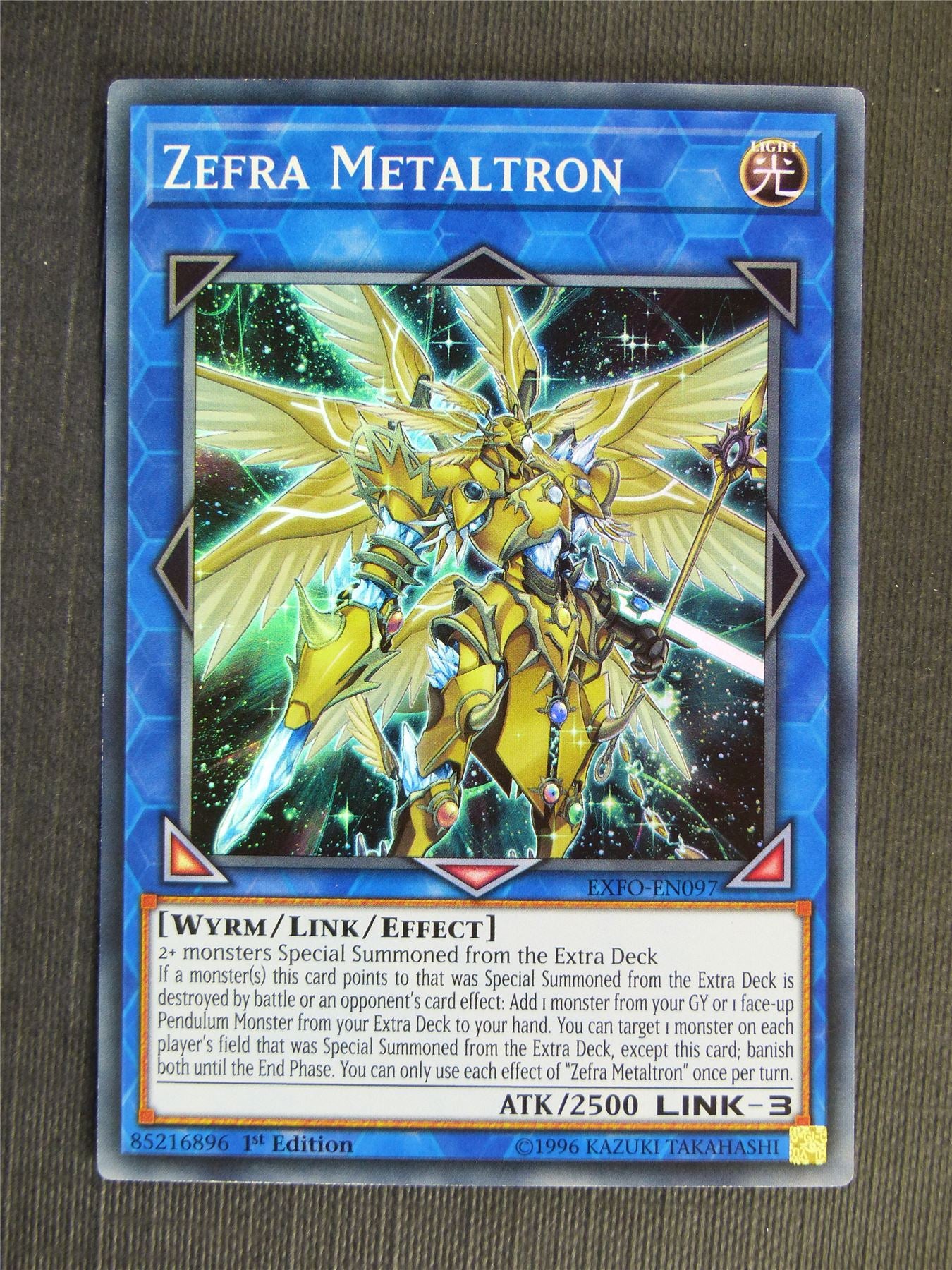 Zefra Metaltron EXFO Super Rare - 1st ed - Yugioh Cards #TW