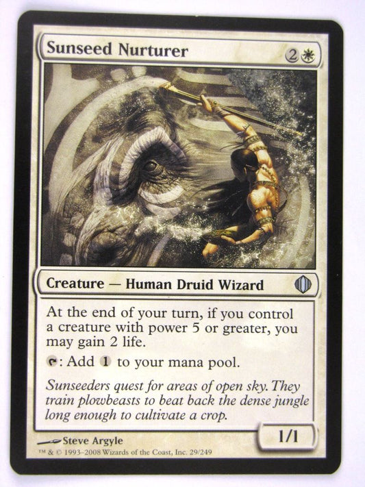 MTG Magic: The Gathering Cards: SUNSEED NURTURER: ALA