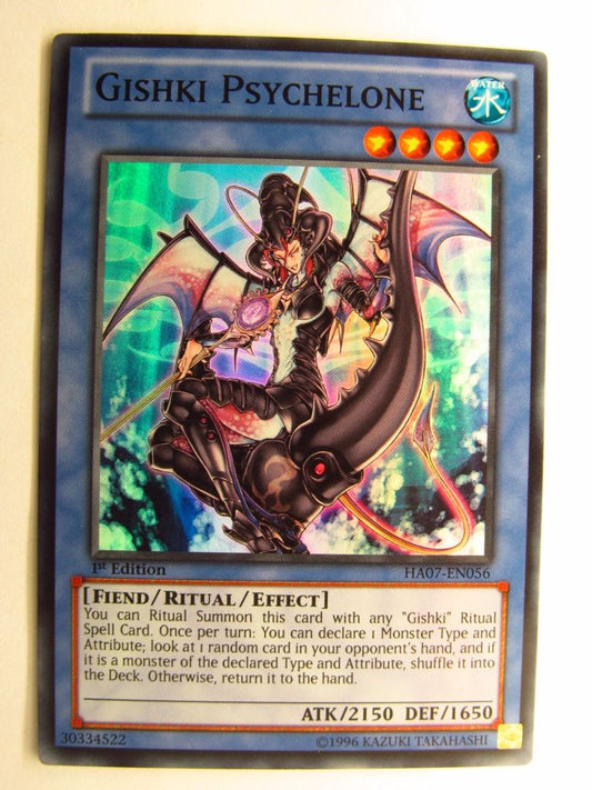 GISHKI PSYCHELONE HA07 SUPER RARE - Yugioh Card