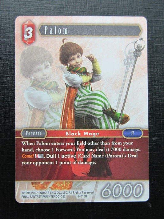 Final Fantasy Cards: PALOM 2-015H # 1A82