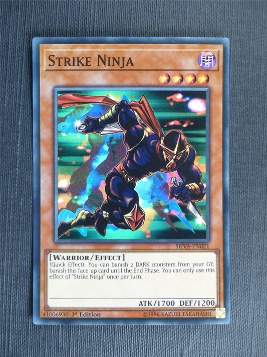 Strike Ninja SHVA Super Rare - 1st ed - Yugioh Cards #11U