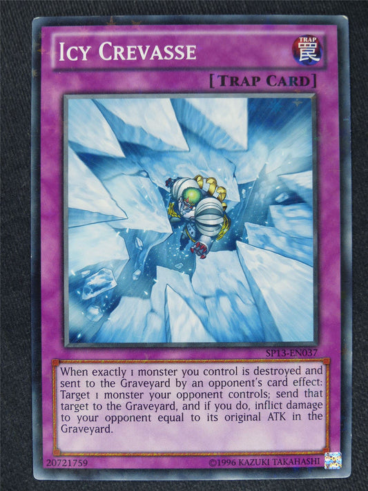 Ice Crevasse SP13 Starfoil Rare - Yugioh Cards #2T