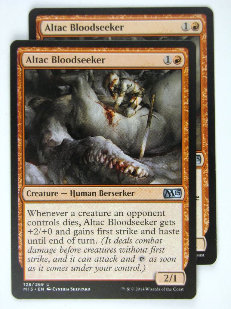 MTG Magic Cards: ALTAC BLOODSEEKER x2 # 19B32