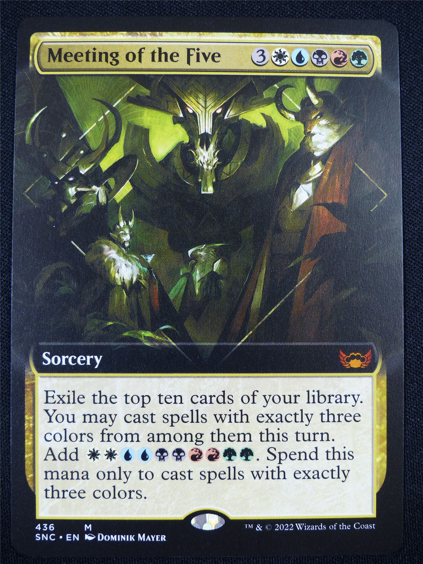 Meeting of the Five Extended Art - Mtg Card #NO