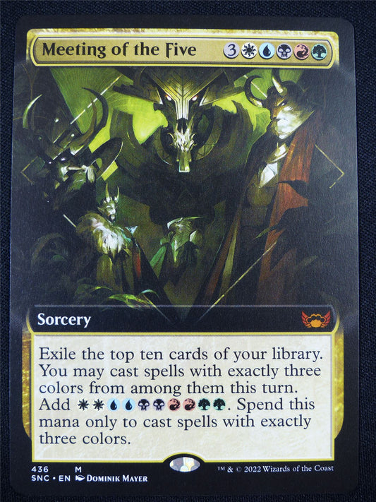 Meeting of the Five Extended Art - Mtg Card #NO