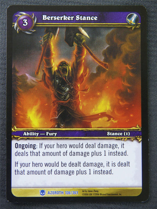 Berserker Stance - Rare - World Of Warcraft #1MI