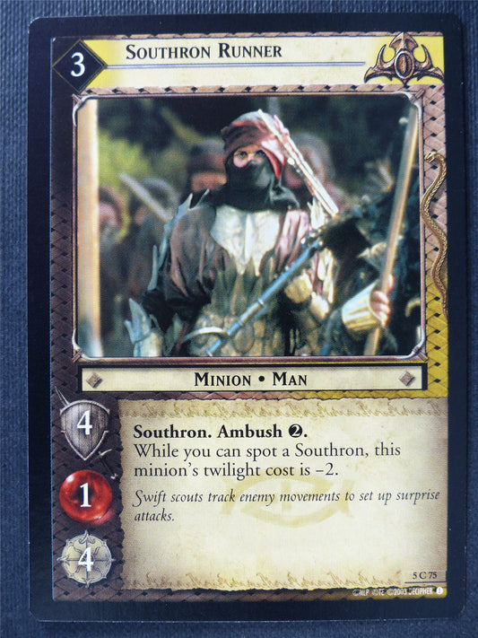 Southron Runner 5 C 75 - LotR Card #3EL